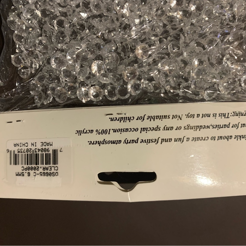 Diamond confetti decor - Picture 2 of 4